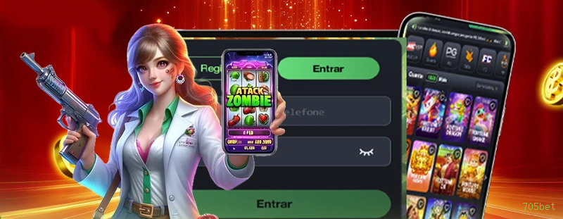 Conta 705bet sincronizada site e app